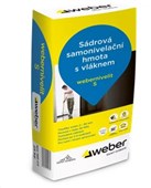 WEBER webernivelit S s vláknem - samonivelační hmota 2-30mm, 30MPa, 25kg WEBER webernivelit S s vláknem - samonivelační hmota 2-30mm, 30MPa, 25kg